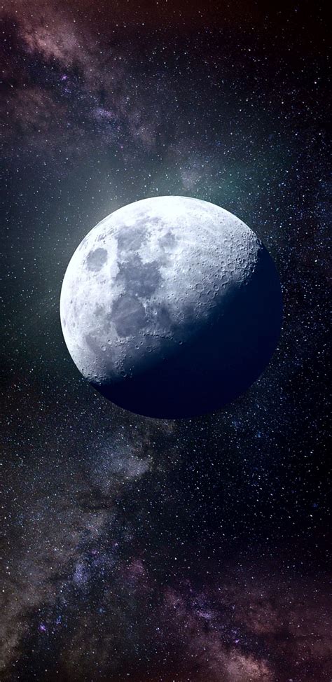 1440x2960 Moon Space Art Wallpaper Space Iphone Wallpaper Moon And
