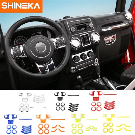Shineka Interior Accessories For Jeep Wrangler Jk 2011 2017 Car