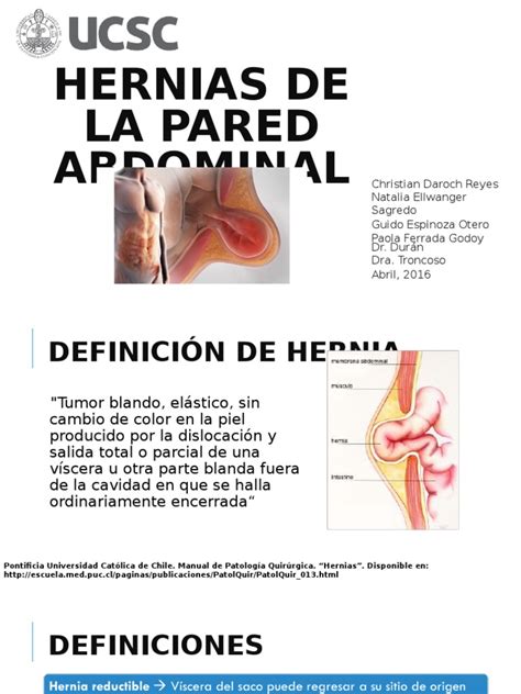 Hernias De La Pared Abdominal Cirugía Medicina Clinica