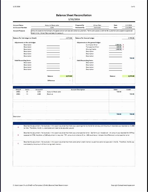 Cam reconciliation letter template preadsheet templates for excel real estate agent accounting free expenses. 5 Account Reconciliation Template Excel - Excel Templates - Excel Templates