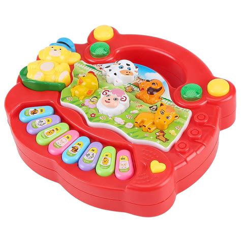Mgaxyff Baby Musical Educational Piano Toy Animal Farm Developmental