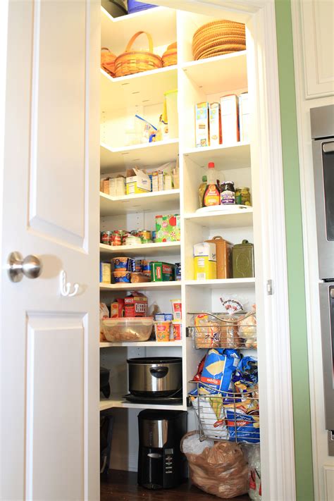White Melamine Pantry With Shelving And Slide Out Wire Drawers