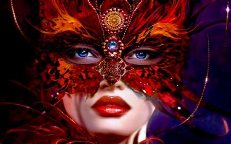 Beutiful Women Mask Wallpapers Wallpaper Cave