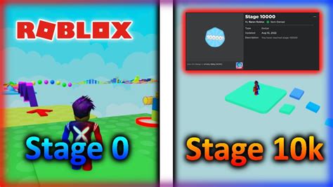 Reaching Stage 10ooo In The Infinite Obby Roblox Youtube