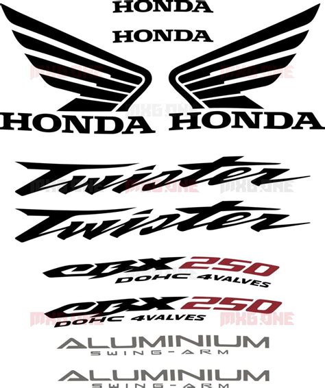 Auftakt Verbrauchen Leinen Stickers Honda Moto See Ehre Süchtiger