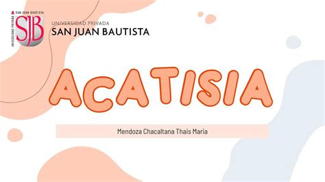 Acatisia Medstudyland Udocz