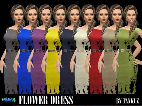 Heart Of The Forest Dress At Tankuz Sims4 Sims 4 Upda