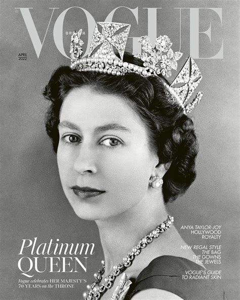 British Vogues April Issue Pays Tribute To The Queen With A Special
