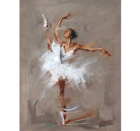 Ballerina Painting Dancer Original Art Abstract Ballerina Etsy