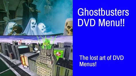 Ghostbusters Dvd Menu Youtube