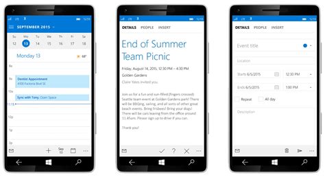 The Upcoming Outlook Mobile App For Windows 10 Looks Amazing Check Out