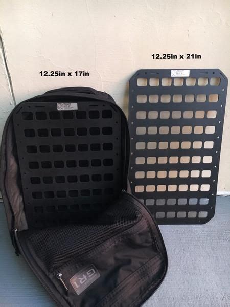 On molle plate carriers you weave the strap in and out to give your pouch multiple attachment points to the rig otherwise all the weight is on the top molle strap. Rigid Insert Panel MOLLE (RIP-M) - 12.25in x 21in ...