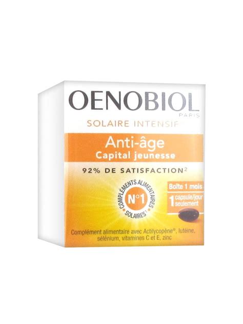 Oenobiol Tan Enhancer Intensive Anti Ageing 30 Gel Caps
