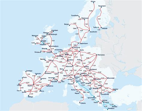 Rail Europe Train Maps