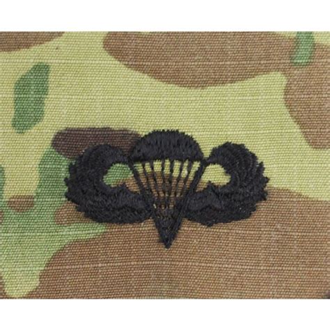 Multicamscorpion Army Parachutist Embroidered Badge Usamm