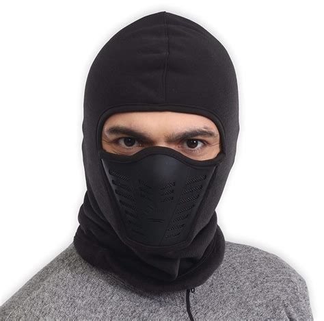 Galleon Balaclava Fleece Hood And Ski Mask With Air Mask Heavyweight Extreme Cold Weather Face