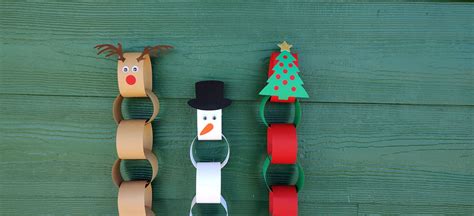 Christmas Countdown Paper Chain Advent Callendar Diy Kids