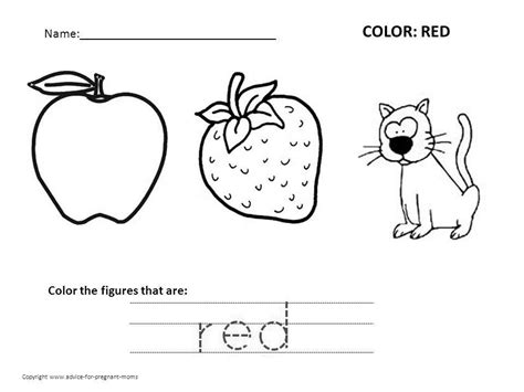 Red Coloring Pages Printable - Coloring Home