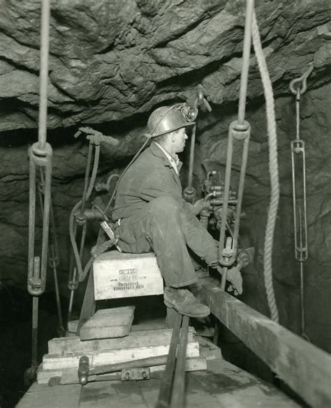 Underground Drilling In Republic Steel Mine In Mineville