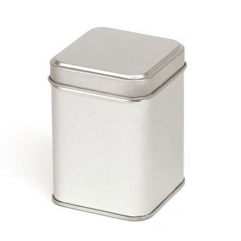 Food Multicolor Square Tin Containers For Storage Capacity 500 Gm At