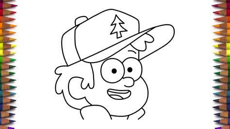 But drawing kids is a little more than that. How to draw Dipper Pines from Gravity Falls characters ...