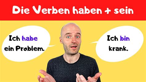Verben Haben Sein Learn German Deutsch Lernen Youtube
