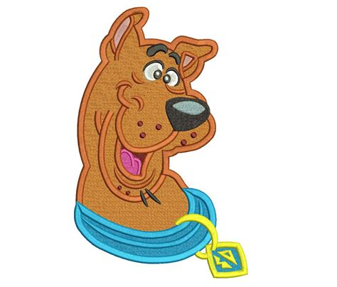 Scooby Doo Embroidery Design Filled Stitch Scooby Doo Embroidery Designs Embroidery