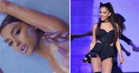Ariana Grande Strips Completely Topless To Pose In Nothing But Body Paint Daily Star