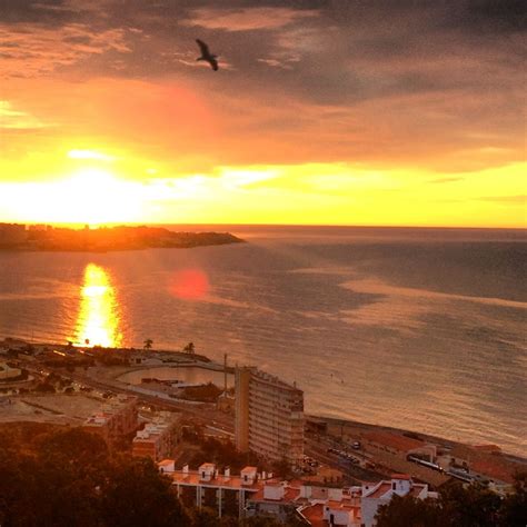 Foto Desde El Castillo De Santa Barbara En Alicante A Las 0730 De La