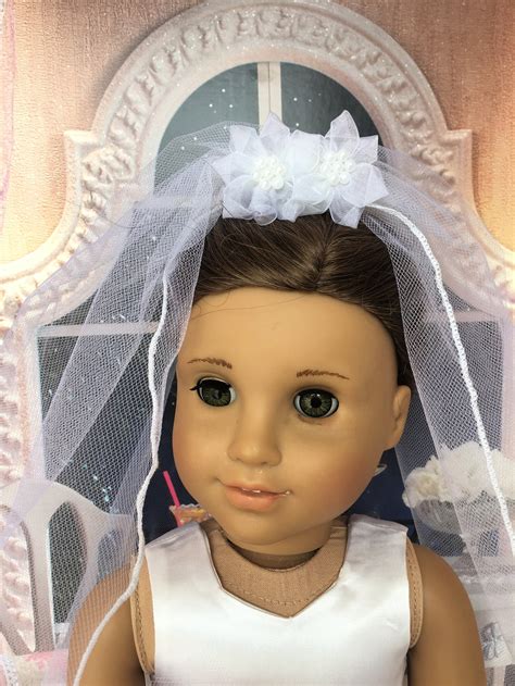 American Girl Wedding Dress 18 Inch Doll Wedding Dress Etsy