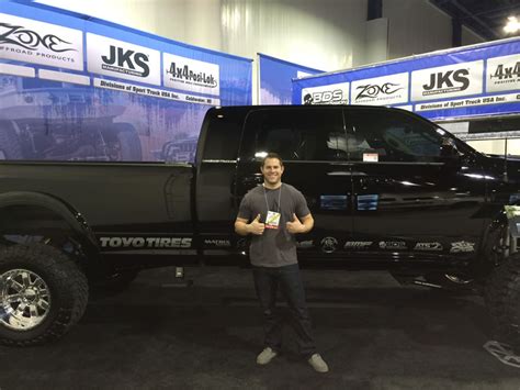 Mega Cab Long Bed At Sema Stretch My Truck