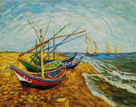 Van Gogh Boat Painting At Explore Collection Of