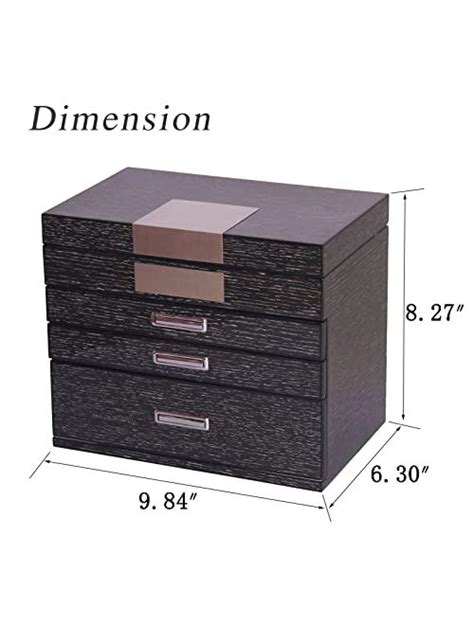 Buy Titiskin Extra Large Wooden Jewelry Box For Women 5 Drawers Storage