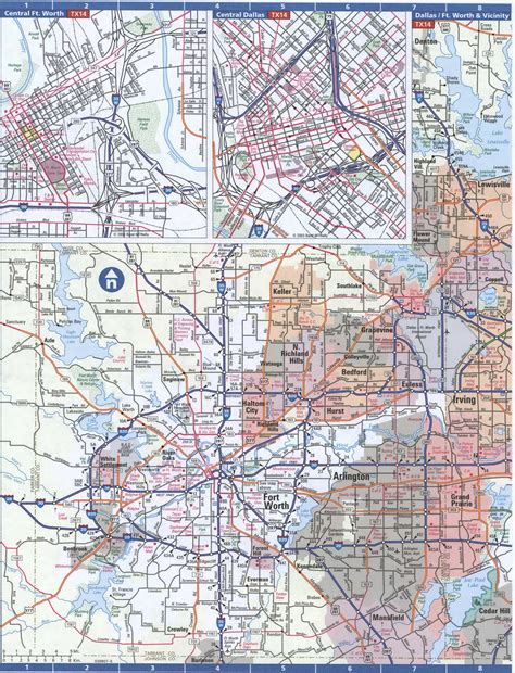 Large Detailed Street Map Of Dallas Photos