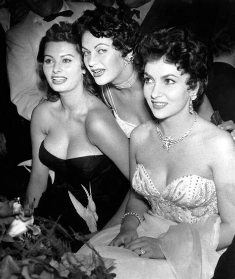 Sophia Loren Yvonne De Carlo And Gina Lollobrigida Attend The Berlin Film Festival In