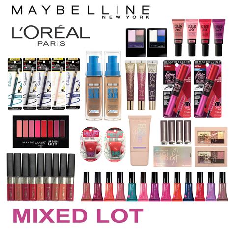 100 Wholesale Closeout Liquidation Makeup Cosmetics Mixed Lot Loreal