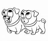 Pals Puppy Coloring Dog Printable sketch template