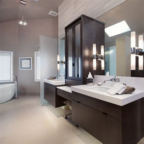 No bath is too big or too small for contemporary bathroom vanities! Modern Bathroom Cabinets & Vanities Level Line Cabinets