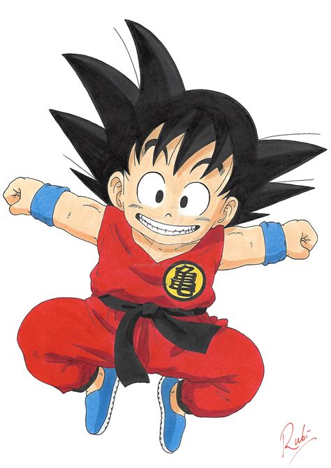 The first game, dragon ball z: Kid Goku by Rubidium91 on DeviantArt