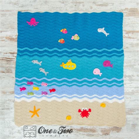 Sea Life Blanket Crochet Pattern