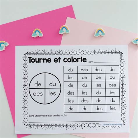 French Sight Words Activities Bundle La Classe De Mme Caroline