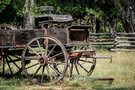 Horse Drawn Wagon Farm Wagon Ranch Wagon Antique Wooden Wagon