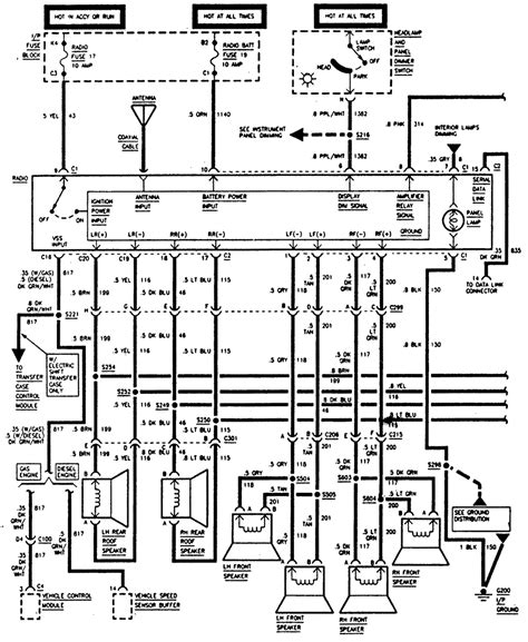 99 Yukon Stereo Wiring Diagram