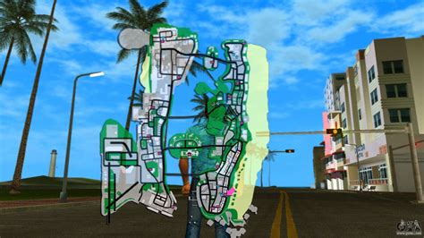 Map In Game For GTA Vice City