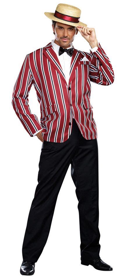 Mens Roaring 20s Good Time Charlie Costume Plus Size Deluxe