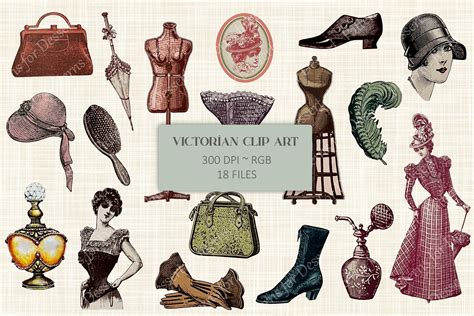 Vintage Antique Victorian Clip Art Graphic By Patterns For Dessert