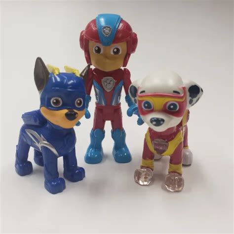 Paw Patrol Mighty Super Paws Pups Ryder Action Figures Marshall Chase