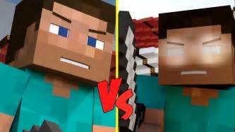 Minecraft Movie Steve Vs Herobrine Youtube