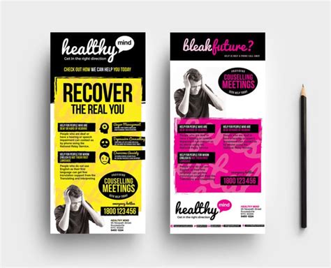 Mental Health Tri Fold Brochure Template In Psd Ai And Vector Brandpacks