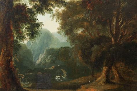 19th Century Irish Oil On Panel Of A Wooded Landscape At 1stdibs